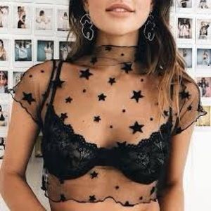 Star mesh top